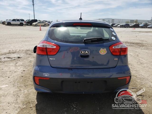 KNADM5A36G6651732 2016 KIA RIO photo no. 6