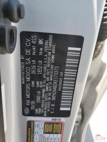 3KPA24AB2KE173373 2019 KIA RIO photo no. 12