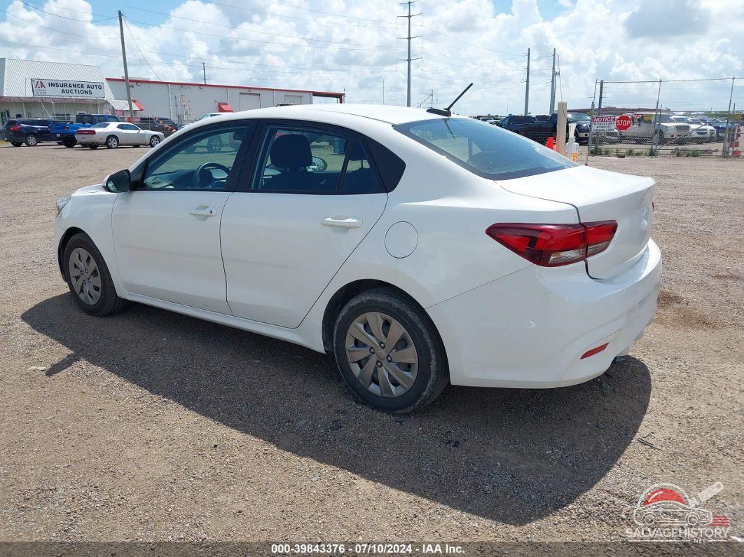 3KPA24AD6LE322449 2020 KIA RIO photo no. 3