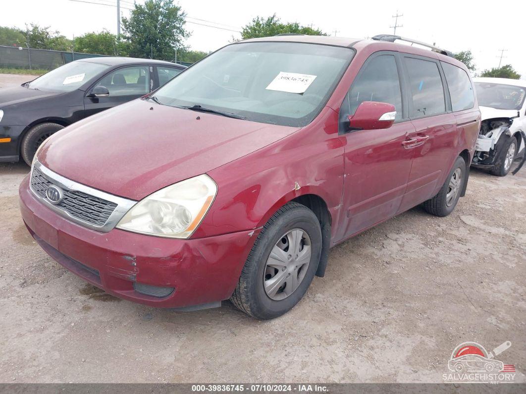 KNDMG4C71C6421322 2012 KIA SEDONA photo no. 2