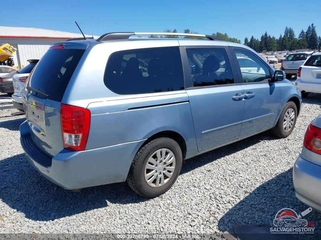 KNDMG4C76E6537912 2014 KIA SEDONA photo no. 4