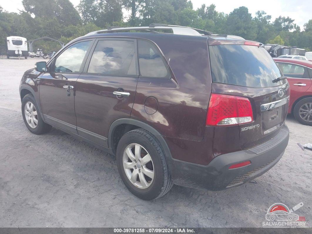 5XYKT3A68CG223812 2012 KIA SORENTO photo no. 3