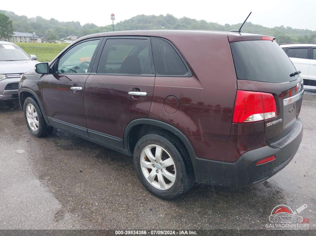 5XYKT4A10CG243076 2012 KIA SORENTO photo no. 3