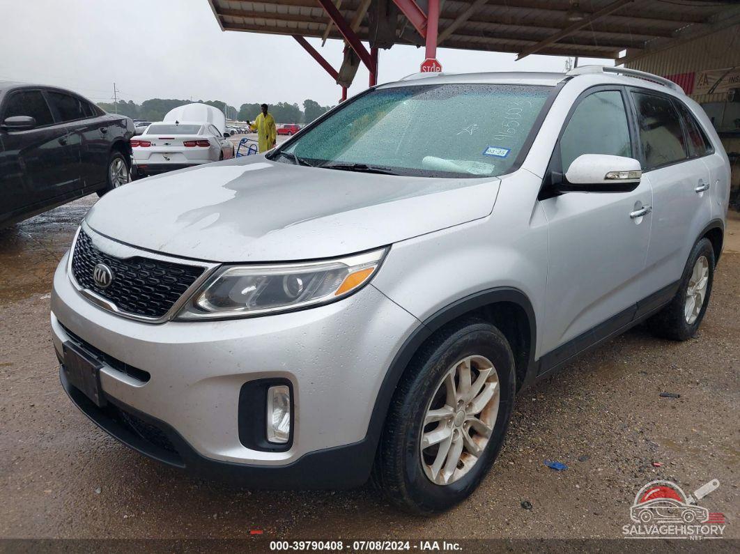 5XYKT3A68EG465003 2014 KIA SORENTO photo no. 2