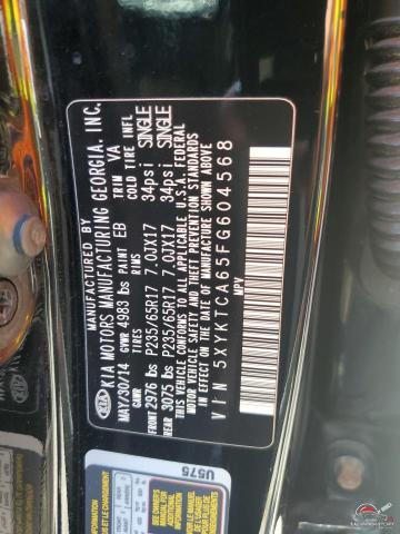5XYKTCA65FG604568 2015 KIA SORENTO photo no. 13