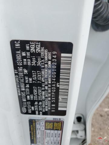 5XYPGDA34GG102349 2016 KIA SORENTO photo no. 13