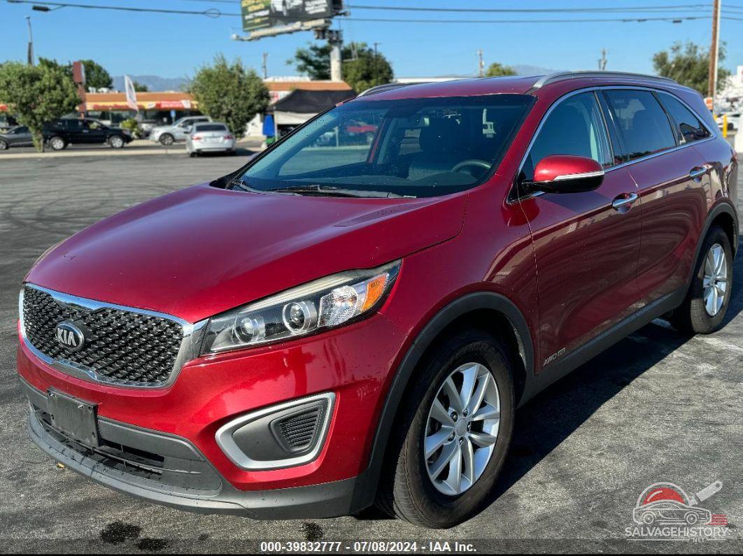 5XYPGDA50GG177194 2016 KIA SORENTO photo no. 2