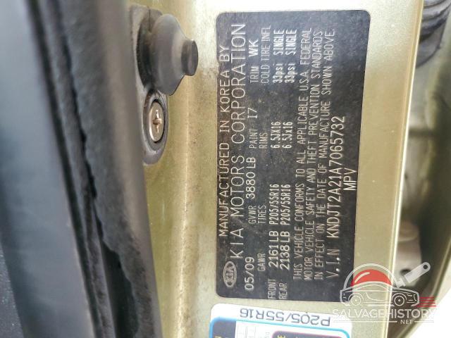 KNDJT2A21A7065732 2010 KIA SOUL photo no. 13