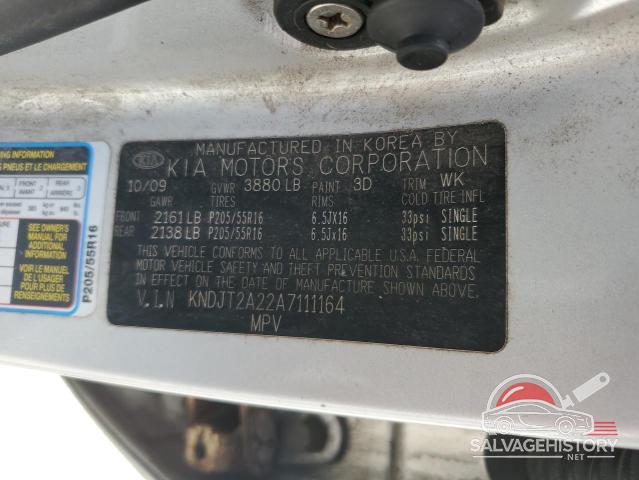 KNDJT2A22A7111164 2010 KIA SOUL photo no. 13
