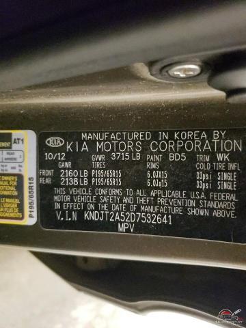 KNDJT2A52D7532641 2013 KIA SOUL photo no. 12