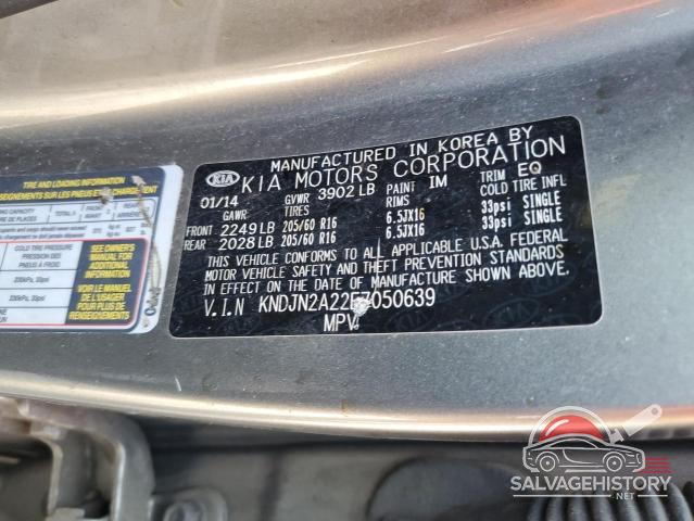KNDJN2A22E7050639 2014 KIA SOUL photo no. 13