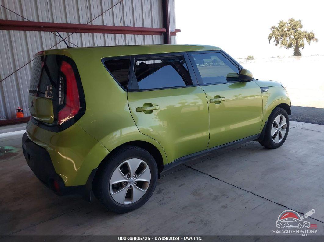 KNDJN2A24E7741736 2014 KIA SOUL photo no. 4