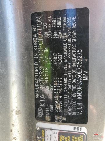 KNDJP3A50E7057275 2014 KIA SOUL photo no. 12