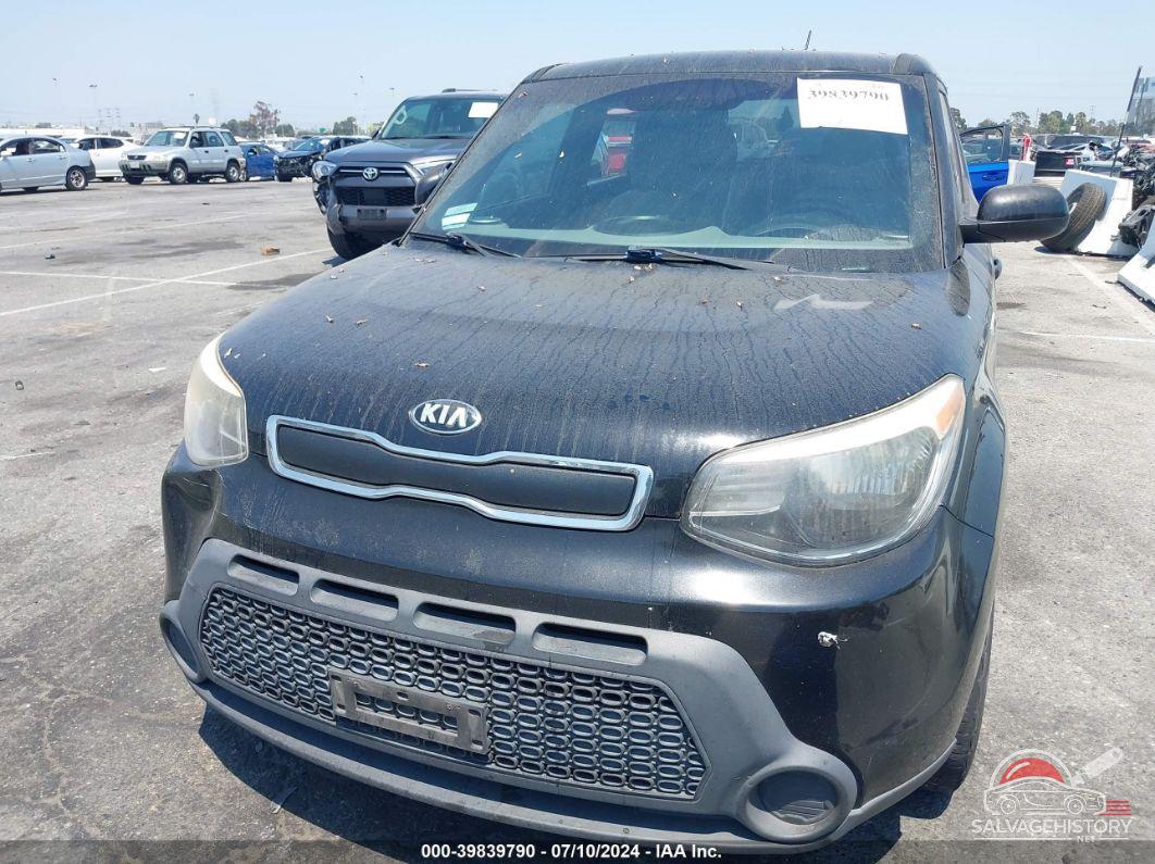 KNDJN2A23F7172640 2015 KIA SOUL photo no. 6