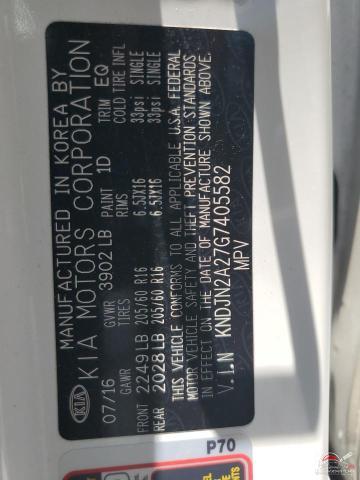 KNDJN2A27G7405582 2016 KIA SOUL photo no. 12