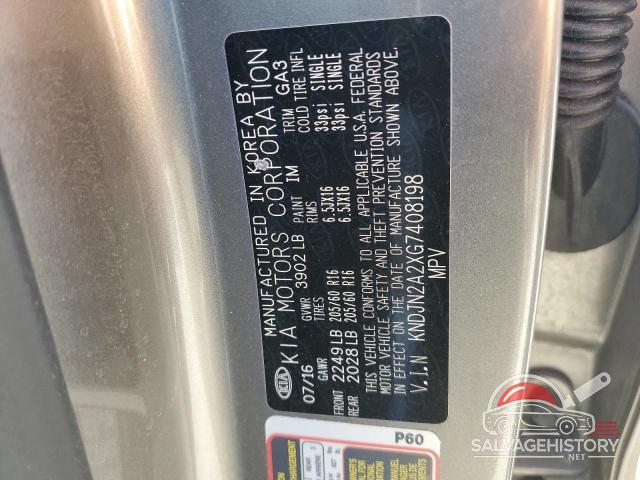 KNDJN2A2XG7408198 2016 KIA SOUL photo no. 12