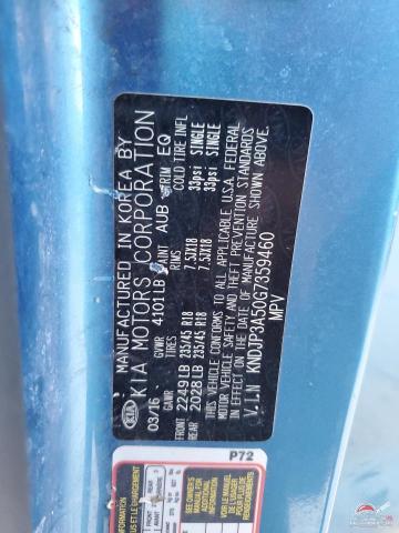 KNDJP3A50G7359460 2016 KIA SOUL photo no. 12