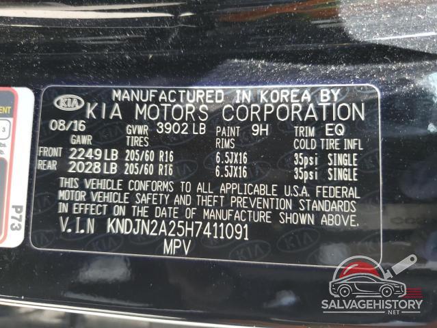 KNDJN2A25H7411091 2017 KIA SOUL photo no. 13