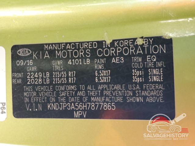 KNDJP3A56H7877865 2017 KIA SOUL photo no. 13