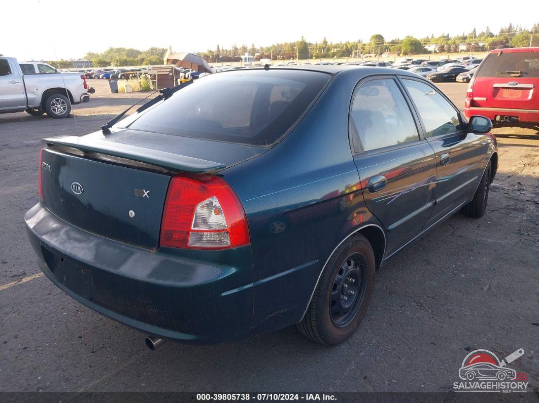 KNAFB161045137438 2004 KIA SPECTRA photo no. 4