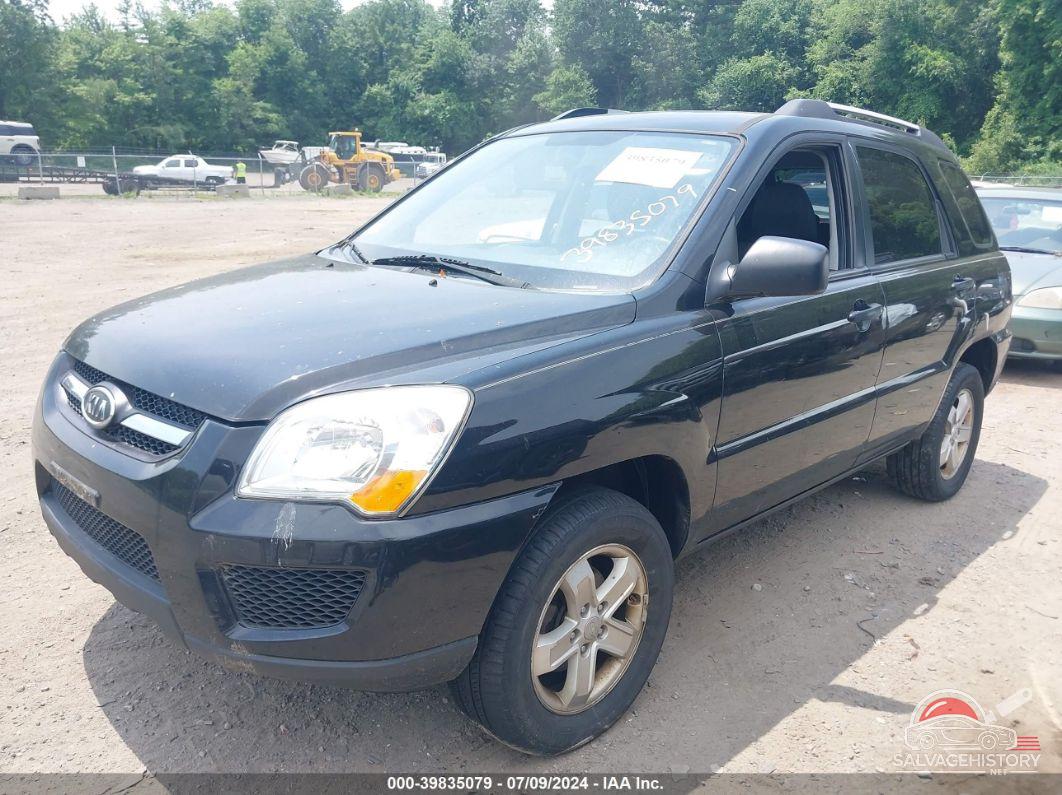 KNDKGCA3XA7709266 2010 KIA SPORTAGE photo no. 2