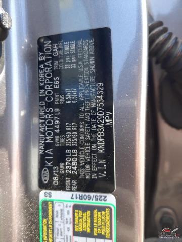 KNDPB3A29D7534329 2013 KIA SPORTAGE photo no. 12