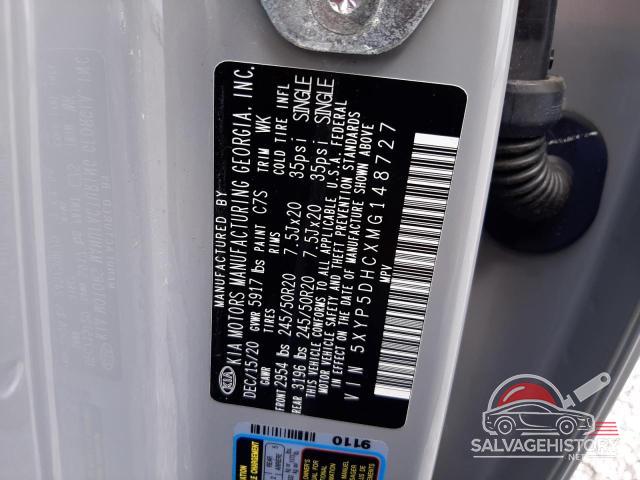 5XYP5DHCXMG148727 2021 KIA TELLURIDE photo no. 13