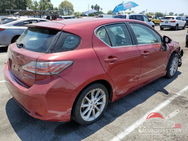 JTHKD5BHXB2027449 2011 LEXUS CT 200 photo no. 3