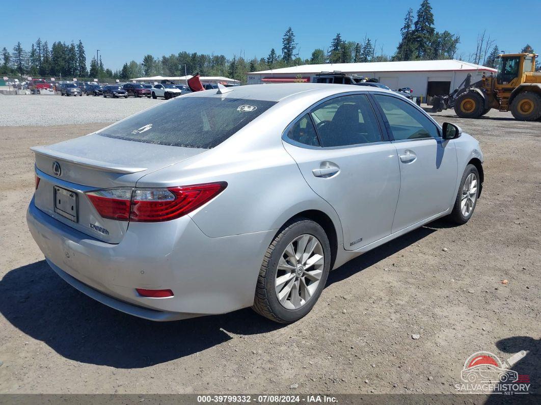 JTHBW1GG6D2029155 2013 LEXUS ES 300H photo no. 4