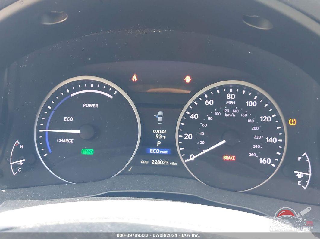 JTHBW1GG6D2029155 2013 LEXUS ES 300H photo no. 7