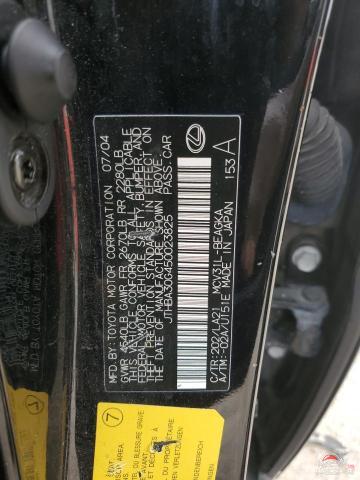 JTHBA30G450023825 2005 LEXUS ES330 photo no. 13