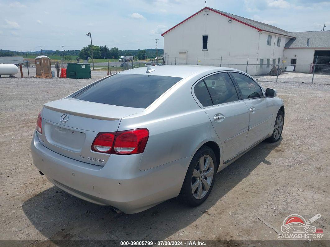 JTHCE96S190022581 2009 LEXUS GS 350 photo no. 4