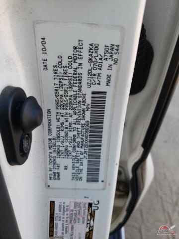JTJBT20XX40066969 2004 LEXUS GX photo no. 12