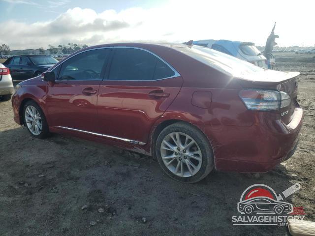 JTHBB1BA2A2029390 2010 LEXUS HS photo no. 2