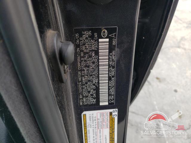 JTHBD192550100902 2005 LEXUS IS photo no. 13