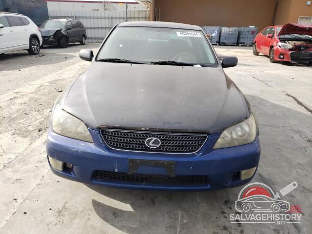 JTHBD192550100902 2005 LEXUS IS photo no. 5