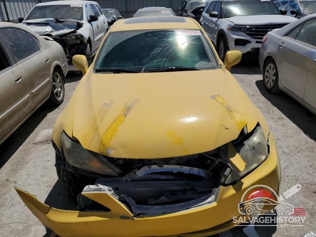 JTHBE262765008041 2006 LEXUS IS photo no. 5
