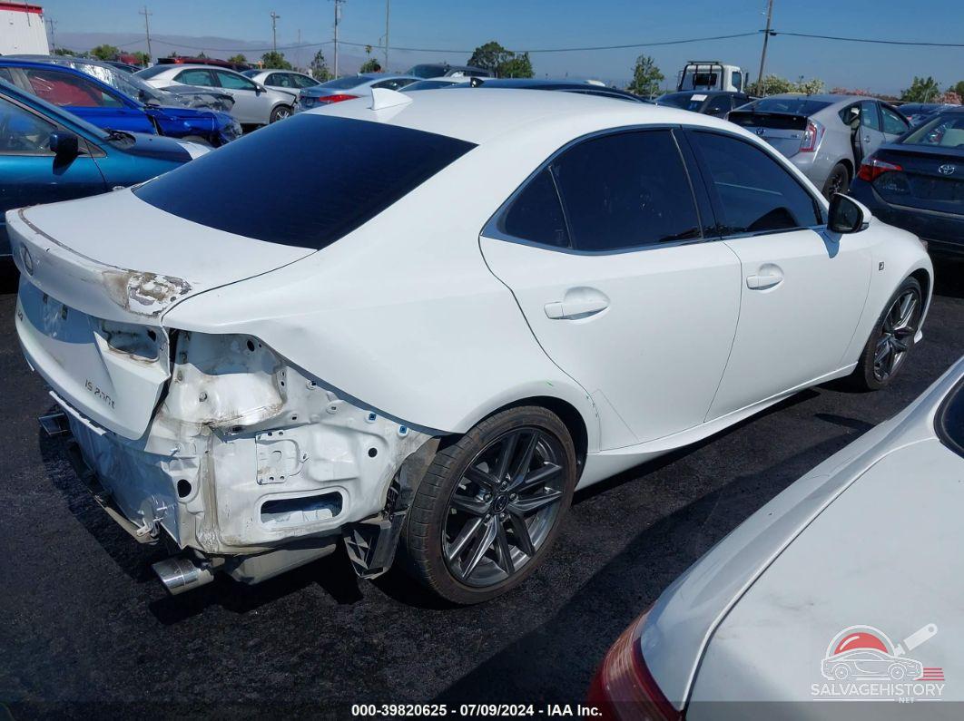 JTHBA1D26G5028985 2016 LEXUS IS 200T photo no. 4