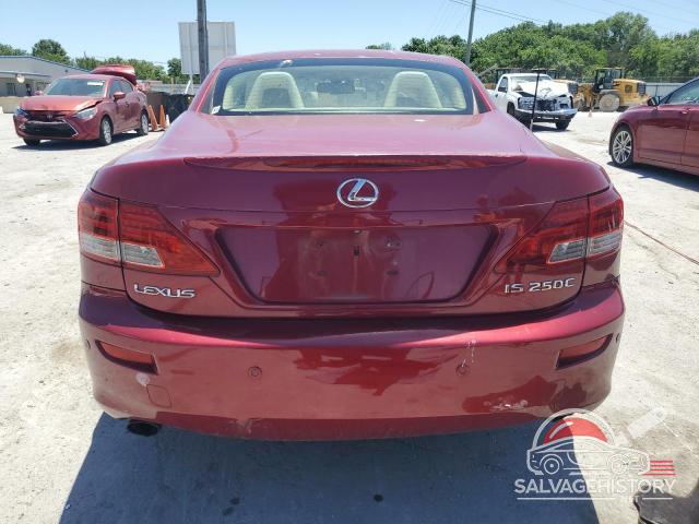 JTHFF2C22A2507830 2010 LEXUS IS photo no. 6