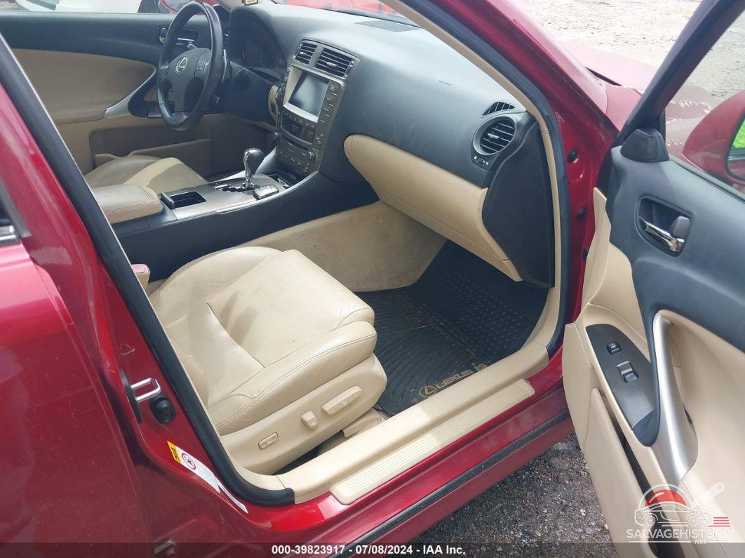 JTHBK262465000388 2006 LEXUS IS 250 photo no. 5