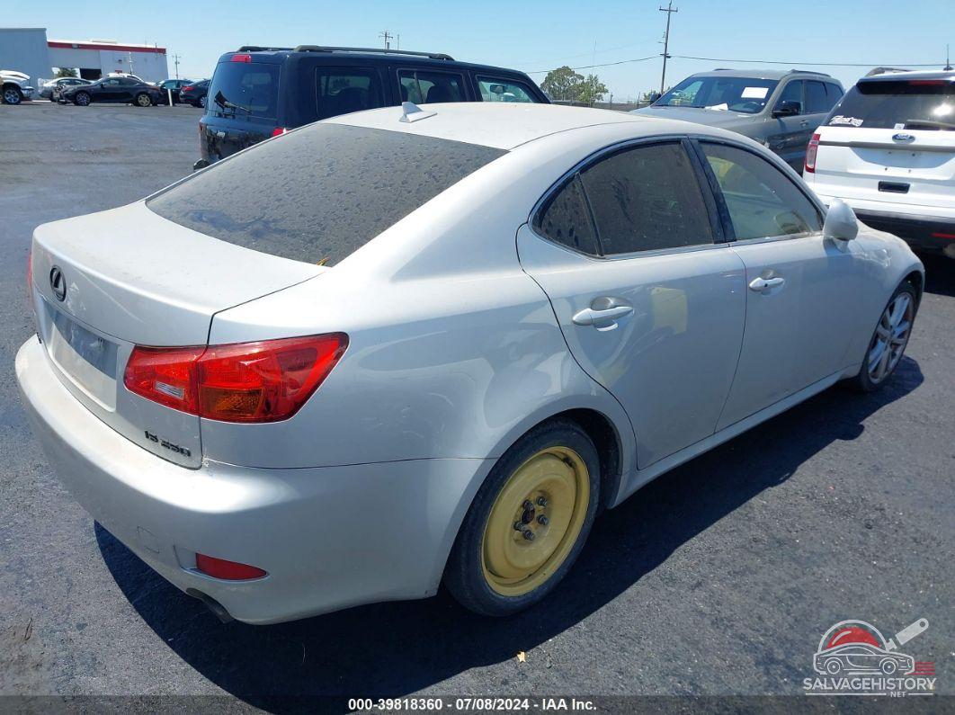 JTHBK262275044987 2007 LEXUS IS 250 photo no. 4
