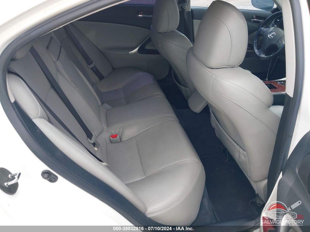 JTHBK262185070434 2008 LEXUS IS 250 photo no. 8