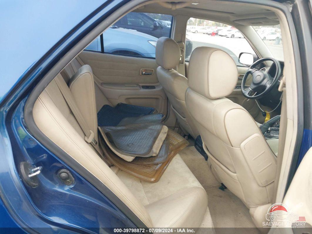 JTHBD182510032077 2001 LEXUS IS 300 photo no. 8