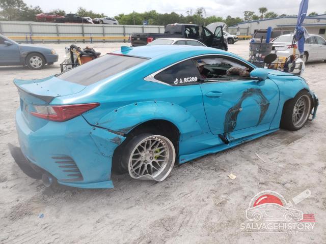 JTHHA5BC7H5006136 2017 LEXUS RC photo no. 3