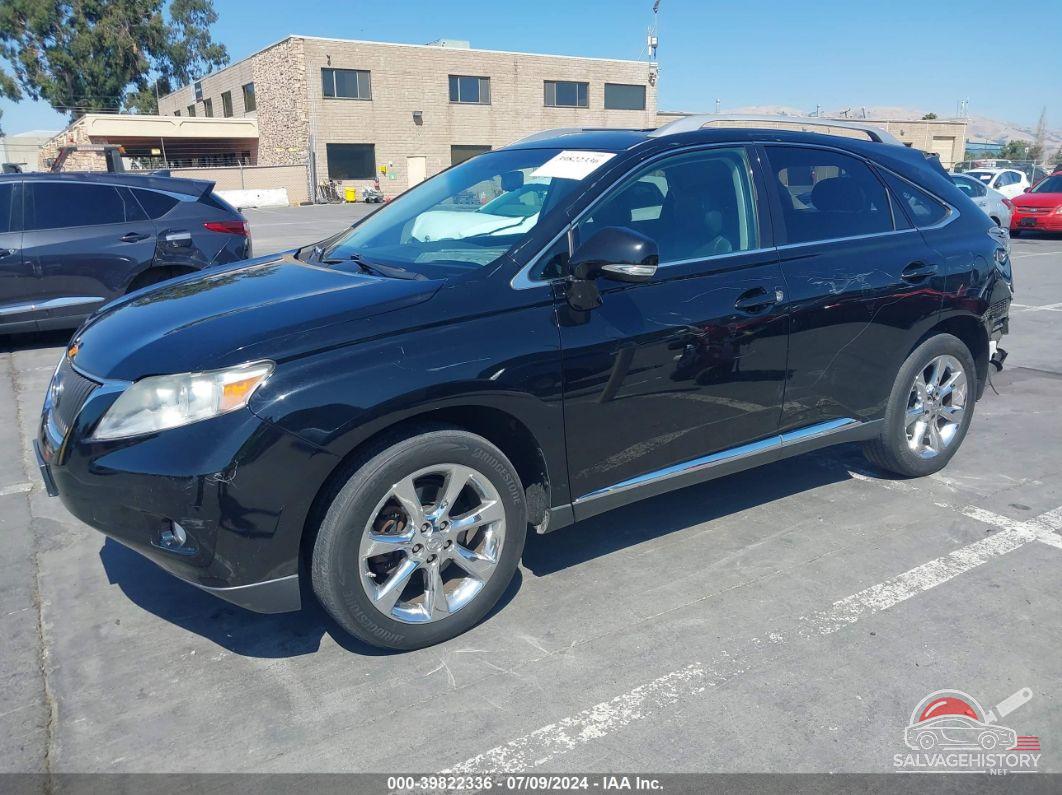 2T2ZK1BA3BC052319 2011 LEXUS RX 350 photo no. 2