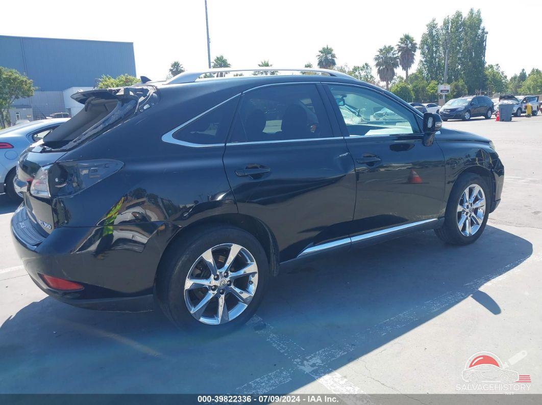 2T2ZK1BA3BC052319 2011 LEXUS RX 350 photo no. 4