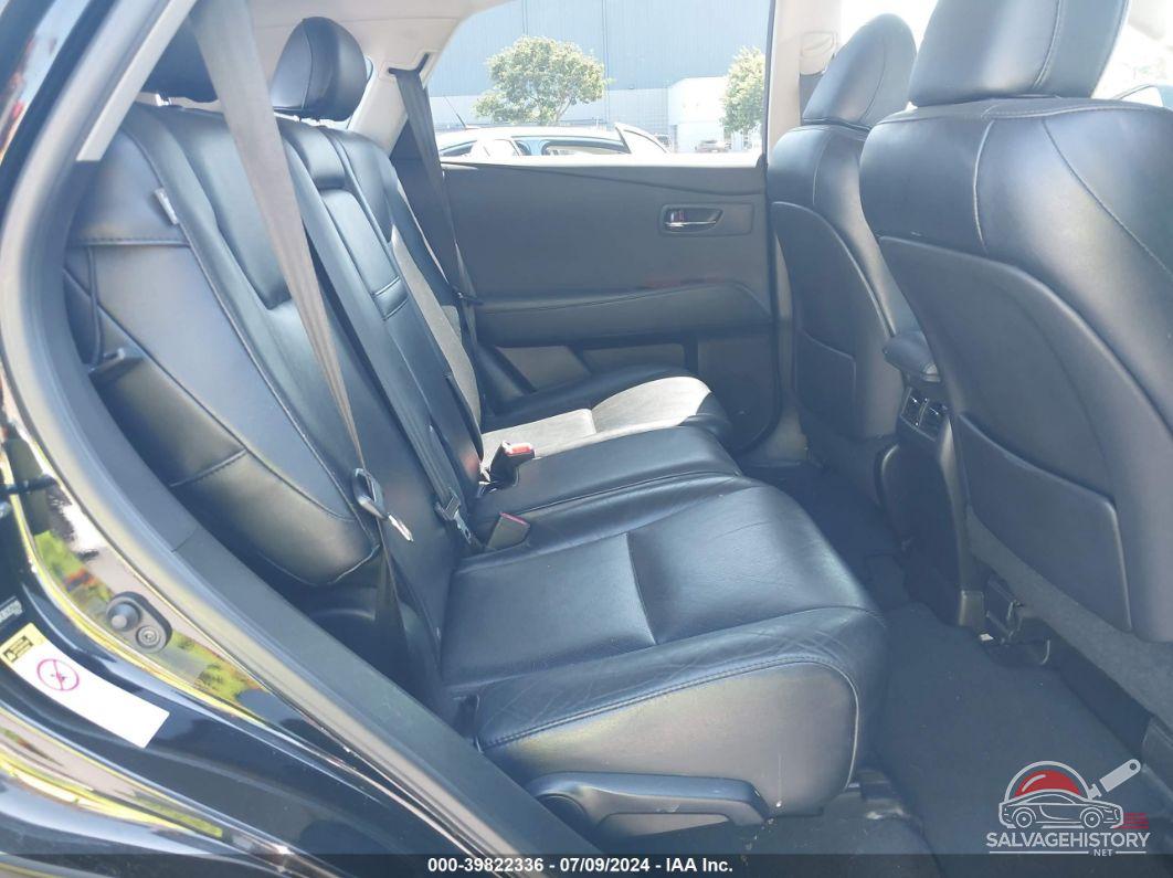 2T2ZK1BA3BC052319 2011 LEXUS RX 350 photo no. 8