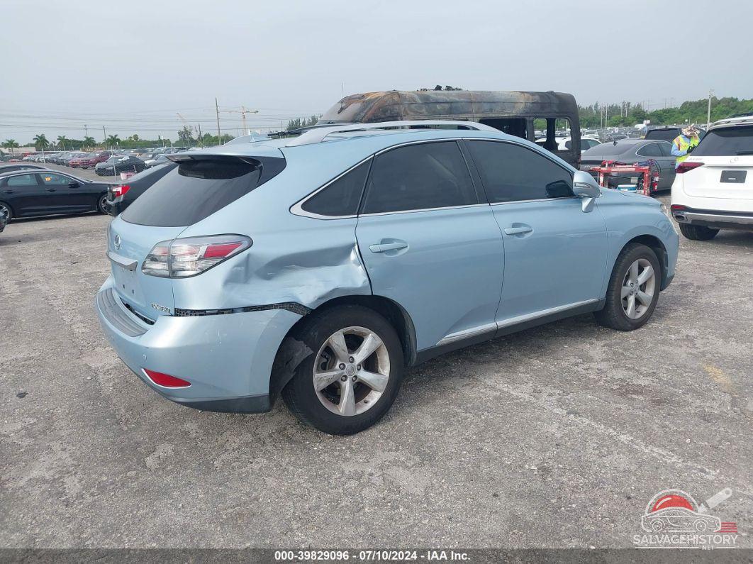 2T2BK1BA3CC142184 2012 LEXUS RX 350 photo no. 4
