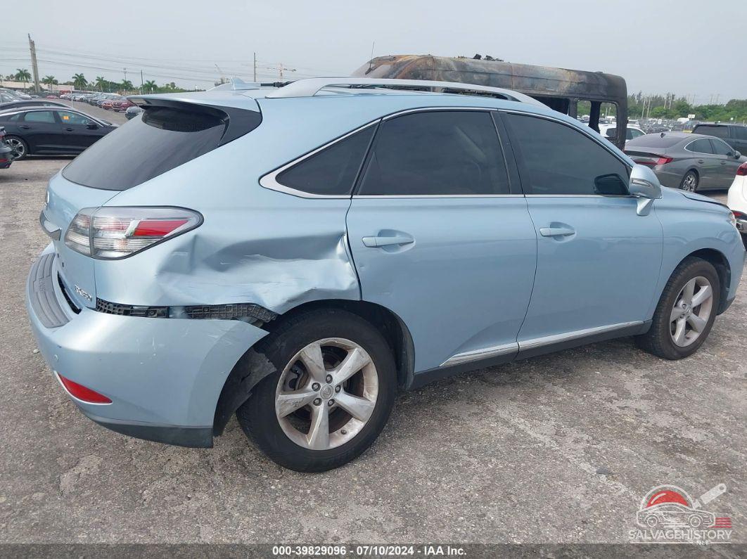 2T2BK1BA3CC142184 2012 LEXUS RX 350 photo no. 6