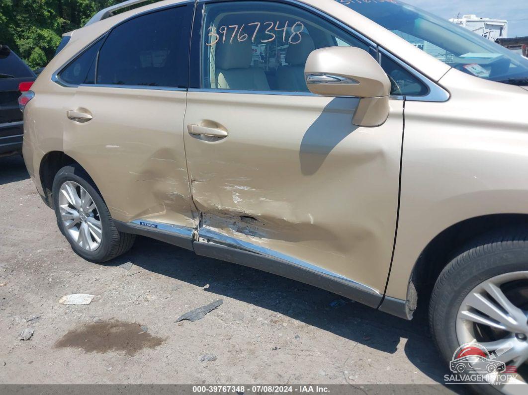 JTJBC1BA6A2006643 2010 LEXUS RX 450H photo no. 6
